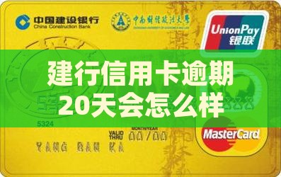 建行信用卡逾期20天会怎么样