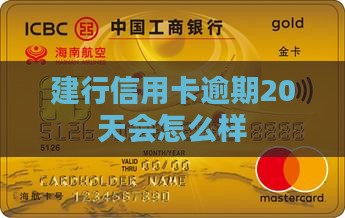 建行信用卡逾期20天会怎么样