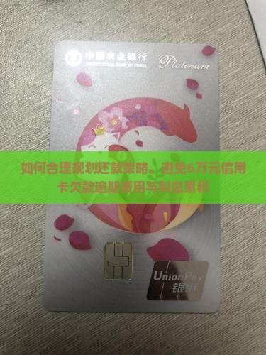 如何合理规划还款策略，避免6万元信用卡欠款逾期费用与利息累积
