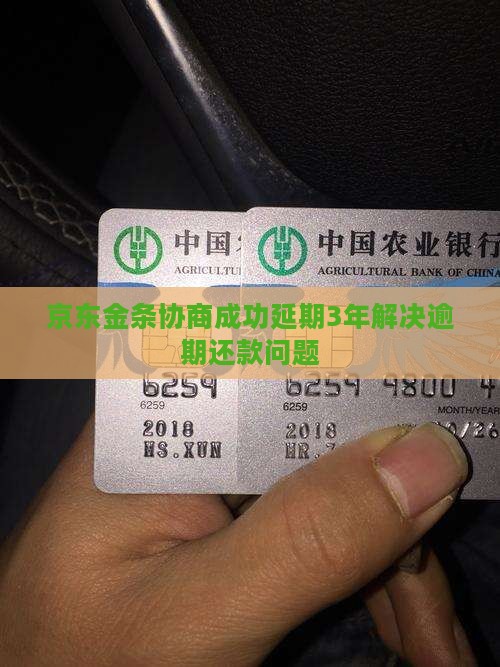 京东金条协商成功延期3年解决逾期还款问题