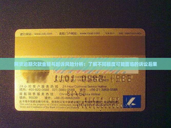 网贷逾期欠款金额与起诉风险分析：了解不同额度可能面临的诉讼后果