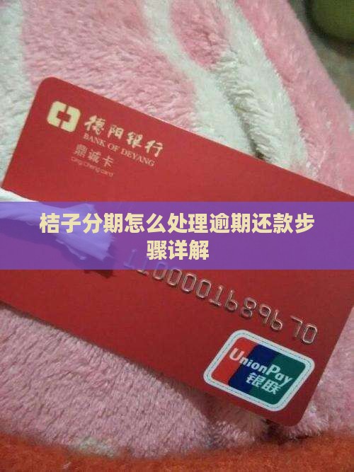 桔子分期怎么处理逾期还款步骤详解