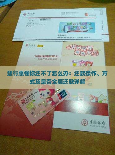 建行惠懂你还不了怎么办：还款操作、方式及是否全额还款详解