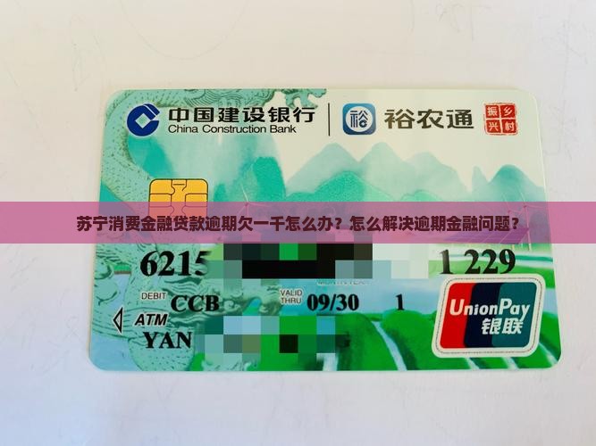 苏宁消费金融贷款逾期欠一千怎么办？怎么解决逾期金融问题？