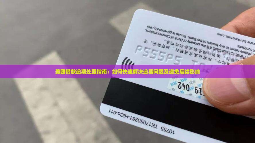 美团借款逾期处理指南：如何快速解决逾期问题及避免后续影响