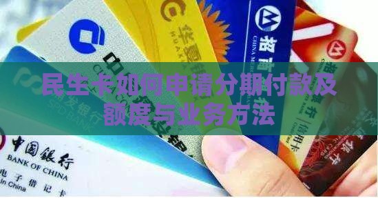 民生卡如何申请分期付款及额度与业务方法