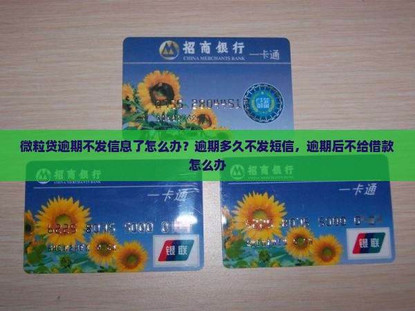 微粒贷逾期不发信息了怎么办？逾期多久不发短信，逾期后不给借款怎么办