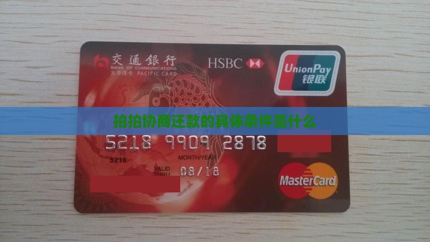 拍拍协商还款的具体条件是什么