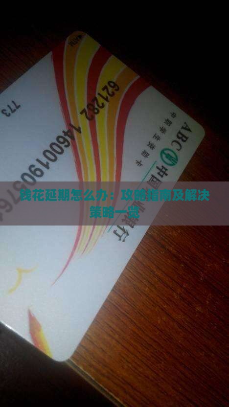 钱花延期怎么办：攻略指南及解决策略一览