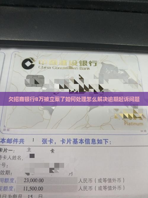 欠招商银行8万被立案了如何处理怎么解决逾期起诉问题