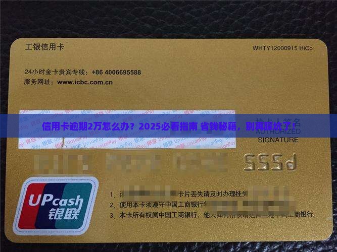 浦发银行信用卡逾期2万可以如何解决