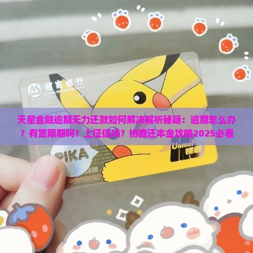 天星金融逾期无力还款如何解决