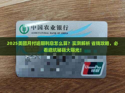美团月付逾期了利息多少