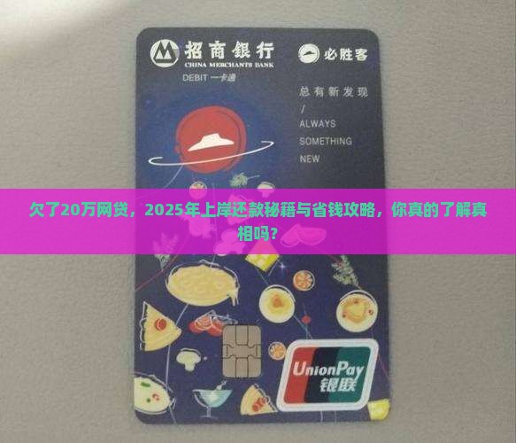 欠了20万网贷如何上岸还款的方法是什么