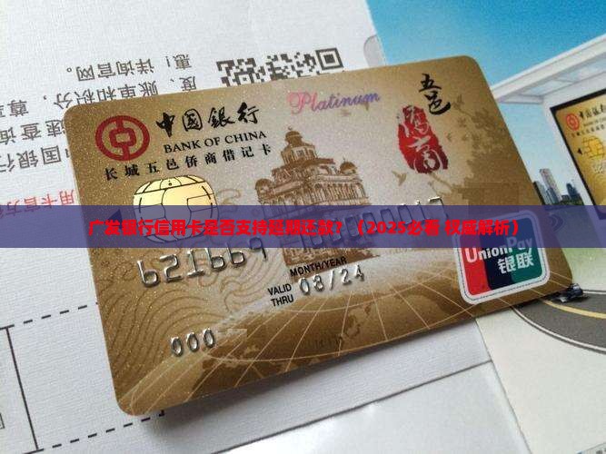 广发银行信用卡是否支持延期还款