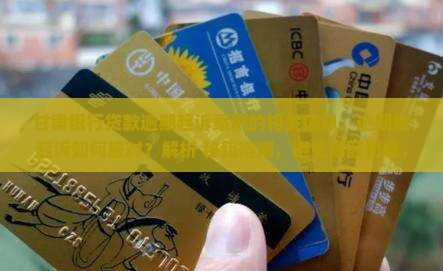 甘肃银行贷款逾期起诉案例的相关信息