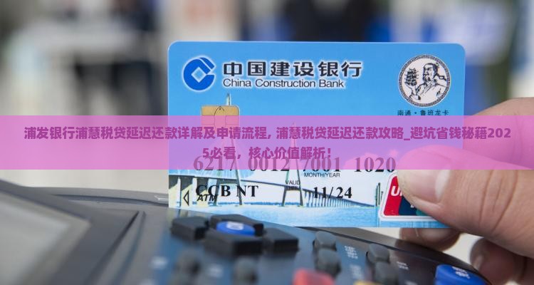 浦发银行浦慧税贷延迟还款详解及申请流程