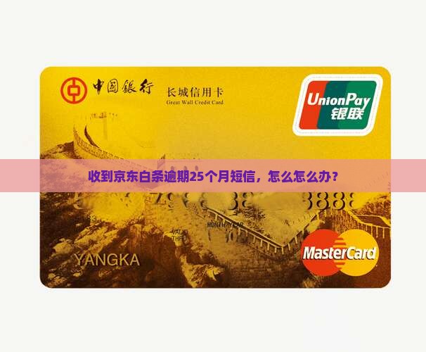 京东白条逾期25个月收到短信应该怎么办