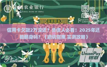 信用卡欠款2万没还会怎么处理