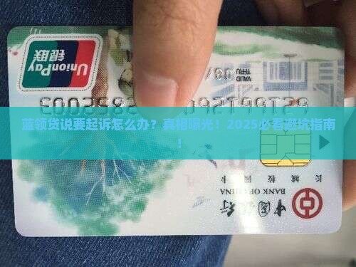 蓝领贷说要起诉怎么办