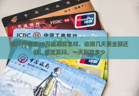 招行闪电贷20万逾期会怎样 招行闪电贷20万逾期会怎样
