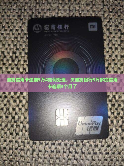 浦发信用卡逾期5万4如何处理