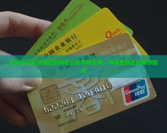 拍拍贷可以延期还款吗怎么操作有效果，申请延期还款操作指南