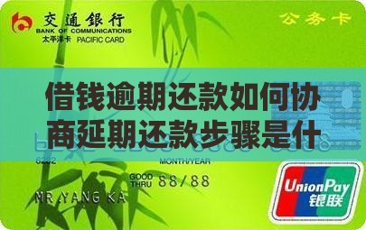借钱逾期还款如何协商延期还款步骤是什么