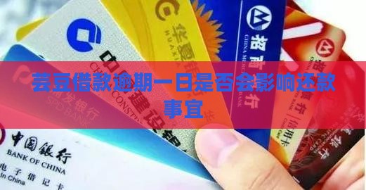 芸豆借款逾期一日是否会影响还款事宜
