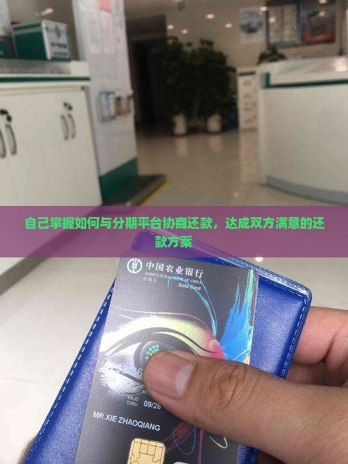 自己掌握如何与分期平台协商还款，达成双方满意的还款方案