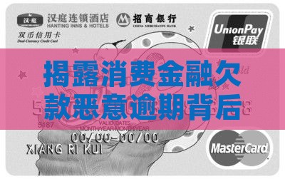 揭露消费金融欠款恶意逾期背后的风险与后果