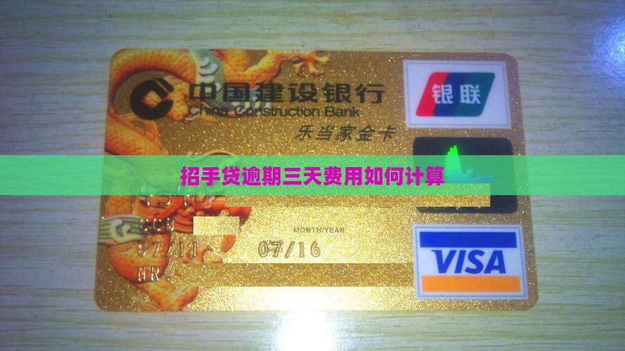 招手贷逾期三天费用如何计算