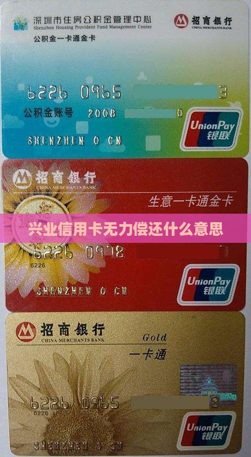 兴业信用卡无力偿还什么意思