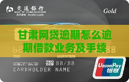 甘肃网贷逾期怎么逾期借款业务及手续