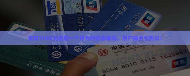京东7000元逾期一个月为何仍未解决，用户痛点引热议！