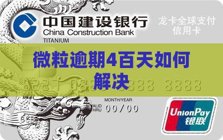 微粒逾期4百天如何解决