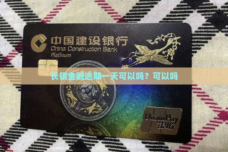 长银金融逾期一天可以吗？可以吗