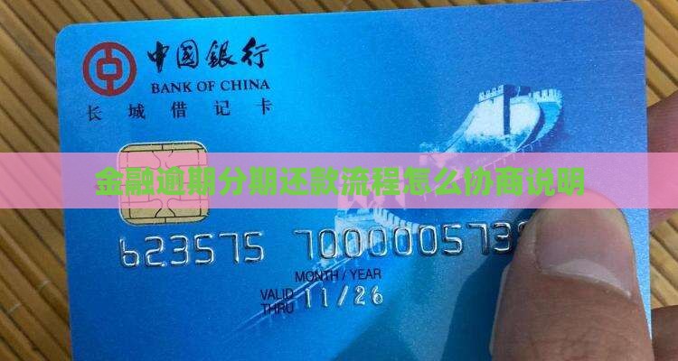 金融逾期分期还款流程怎么协商说明