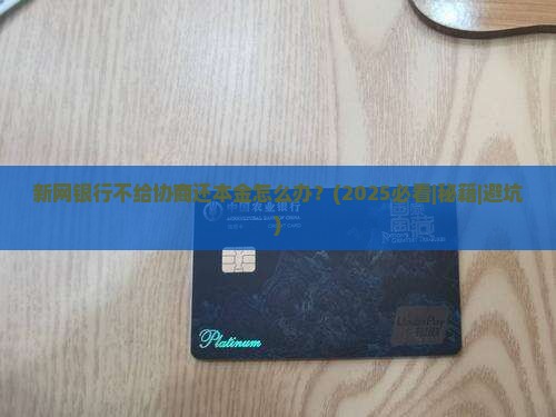 新网银行不给协商还本金怎么办