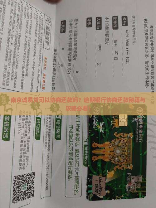 南京诚易贷可以协商还款吗的相关问题解答