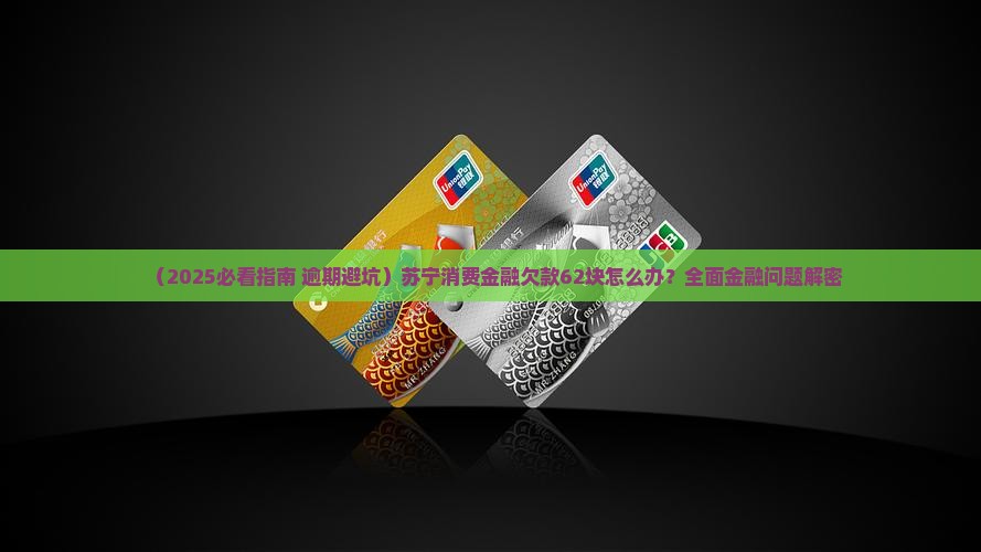 欠苏宁消费金融62块怎么办