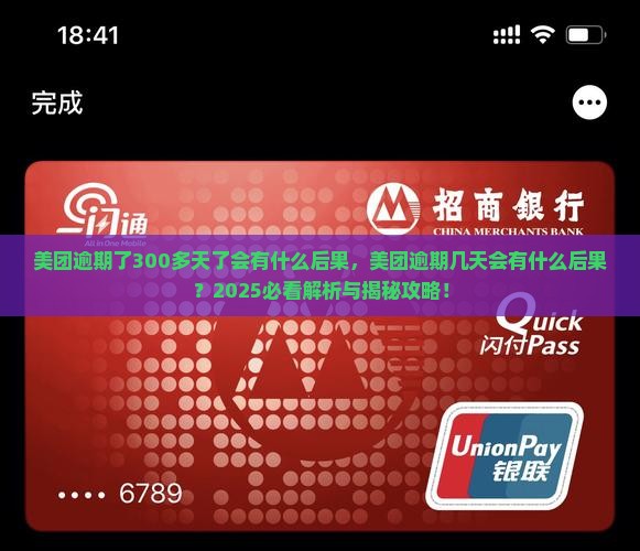 美团逾期了300多天了会有什么后果