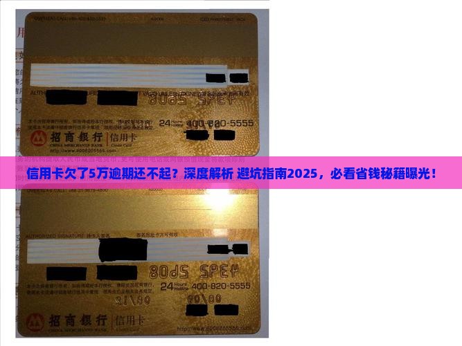 信用卡欠了5万逾期还不起