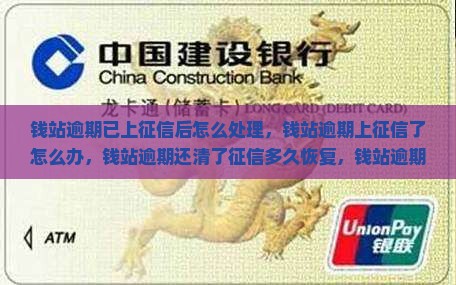 钱站逾期已上征信后怎么处理