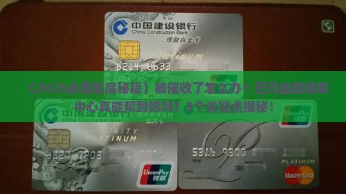 巴马金融纠纷调解中心可以调解吗催收