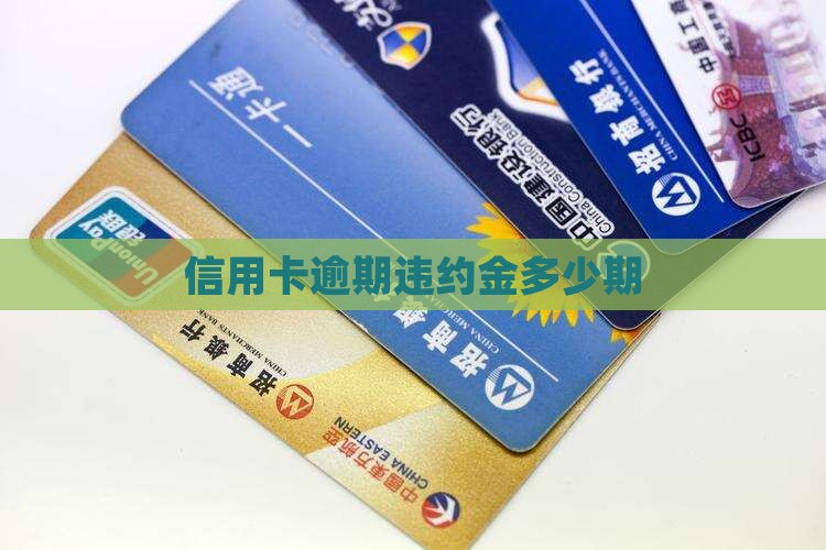 银行逾期违约金多少期