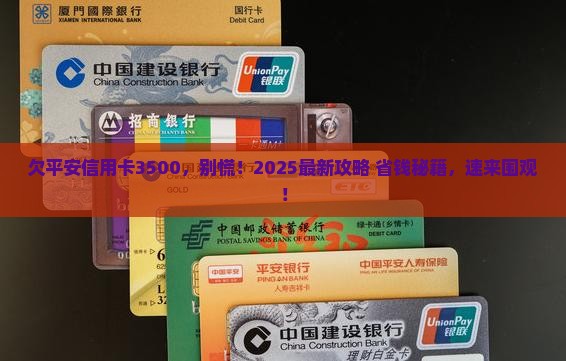 欠平安信用卡3500怎么办