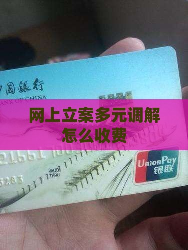 网上立案多元调解怎么收费
