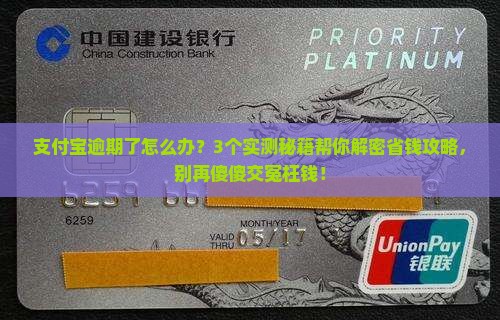 支付宝已逾期了怎么办