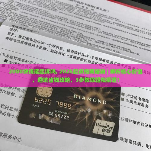 2000块钱能起诉吗